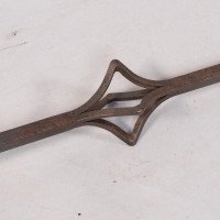 Aesthetic Movement. French. An Exceptional Pair of Hand Wrought Iron Fire Dogs - Thumbnail 38