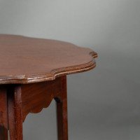 Morris & Co., Mahogany Side Table with a Shaped Top & a Wavy Apron - Thumbnail 15