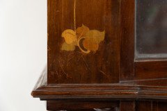 Arts & Crafts Mahogany & Inlaid Display Cabinet by E. Goodall - Thumbnail 11