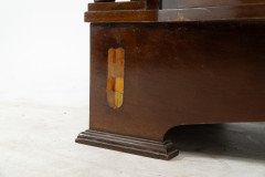 Arts & Crafts Mahogany & Inlaid Display Cabinet by E. Goodall - Thumbnail 15