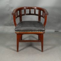 Collinson & Lock, attributed. An Aesthetic Movement Mahogany Armchair - Thumbnail 2