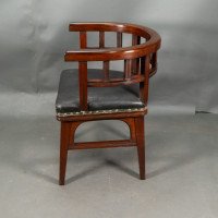 Collinson & Lock, attributed. An Aesthetic Movement Mahogany Armchair - Thumbnail 5