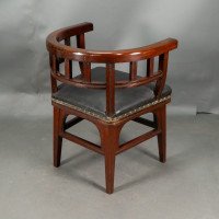 Collinson & Lock, attributed. An Aesthetic Movement Mahogany Armchair - Thumbnail 7