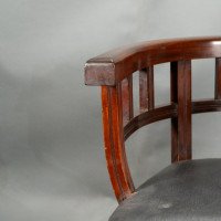 Collinson & Lock, attributed. An Aesthetic Movement Mahogany Armchair - Thumbnail 11