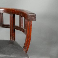 Collinson & Lock, attributed. An Aesthetic Movement Mahogany Armchair - Thumbnail 13