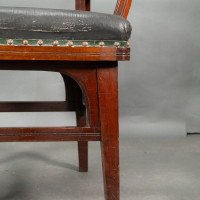 Collinson & Lock, attributed. An Aesthetic Movement Mahogany Armchair - Thumbnail 14
