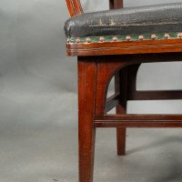 Collinson & Lock, attributed. An Aesthetic Movement Mahogany Armchair - Thumbnail 15
