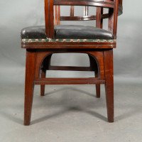 Collinson & Lock, attributed. An Aesthetic Movement Mahogany Armchair - Thumbnail 16