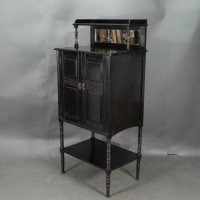 Style of E. W. Godwin. An Aesthetic Movement Ebonized Cabinet - Thumbnail 2
