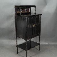 Style of E. W. Godwin. An Aesthetic Movement Ebonized Cabinet - Thumbnail 4