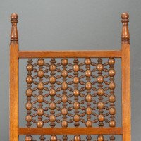 Dr. C. Dresser, attributed. For the Art Furniture Alliance. A Moorish Style Walnut Armchair - Thumbnail 13