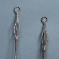 A Pair of Arts & Crafts Steel Fire Utensils - Thumbnail 3