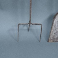A Pair of Arts & Crafts Steel Fire Utensils - Thumbnail 5