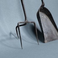 A Pair of Arts & Crafts Steel Fire Utensils - Thumbnail 10