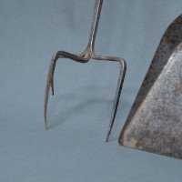 A Pair of Arts & Crafts Steel Fire Utensils - Thumbnail 11