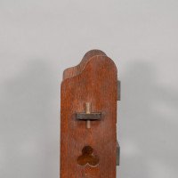 Liberty & Co., A Pair of 'the Radley Portable Bookcase', Solid Oak with Trefoil Details - Thumbnail 23