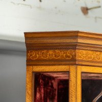 Stephen Webb for Collinson & Lock, a Renaissance Revival Inlaid Corner Cabinet - Thumbnail 4