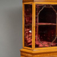 Stephen Webb for Collinson & Lock, a Renaissance Revival Inlaid Corner Cabinet - Thumbnail 7