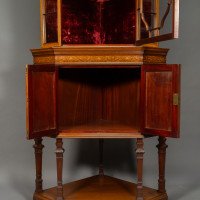 Stephen Webb for Collinson & Lock, a Renaissance Revival Inlaid Corner Cabinet - Thumbnail 29