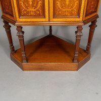 Stephen Webb for Collinson & Lock, a Renaissance Revival Inlaid Corner Cabinet - Thumbnail 35
