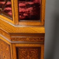 Stephen Webb for Collinson & Lock, a Renaissance Revival Inlaid Corner Cabinet - Thumbnail 12