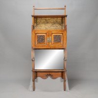 E. W. Godwin. An Anglo-Japanese Walnut Wall Cabinet - Thumbnail 3