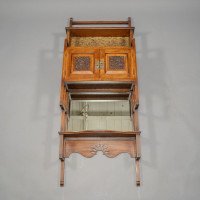 E. W. Godwin. An Anglo-Japanese Walnut Wall Cabinet - Thumbnail 6