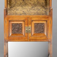 E. W. Godwin. An Anglo-Japanese Walnut Wall Cabinet - Thumbnail 5