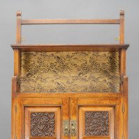 E. W. Godwin. An Anglo-Japanese Walnut Wall Cabinet - Thumbnail 4