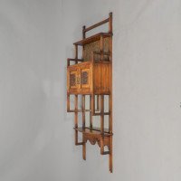 E. W. Godwin. An Anglo-Japanese Walnut Wall Cabinet - Thumbnail 2
