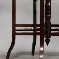 E. W. Godwin. Anglo-Japanese Five-Leg Walnut Side Table with Radiating Stretchers - Thumbnail 14