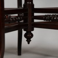 E. W. Godwin. Anglo-Japanese Five-Leg Walnut Side Table with Radiating Stretchers - Thumbnail 15
