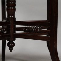 E. W. Godwin. Anglo-Japanese Five-Leg Walnut Side Table with Radiating Stretchers - Thumbnail 16