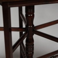 E. W. Godwin. Anglo-Japanese Five-Leg Walnut Side Table with Radiating Stretchers - Thumbnail 19