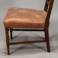 E. W. Godwin, attributed. An Anglo-Japanese Walnut Side Chair - Thumbnail 14