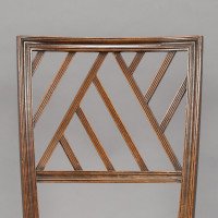 E. W. Godwin, attributed. An Anglo-Japanese Walnut Side Chair - Thumbnail 9