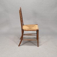 E. W. Godwin in the Style Of. An Aesthetic Movement Oak Bedroom or Side Chair - Thumbnail 2