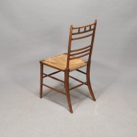 E. W. Godwin in the Style Of. An Aesthetic Movement Oak Bedroom or Side Chair - Thumbnail 5
