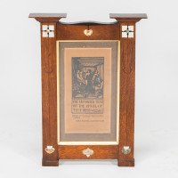 Herbert Davis Richter, Pair of Arts & Crafts Oak Pictures in the Original Frames - Thumbnail 12