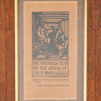 Herbert Davis Richter, Pair of Arts & Crafts Oak Pictures in the Original Frames - Thumbnail 14