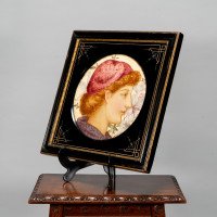 J. P. Hewitt. An Aesthetic Movement Circular Plaque - Thumbnail 2