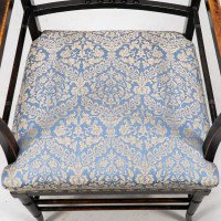 H. W. Batley or E. W. Godwin for Collinson & Lock attributed. An Aesthetic Movement Ebonized Walnut Armchair - Thumbnail 21