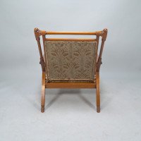 Dr. C. Dresser Manufactured for the Art Furniture Alliance. A Rare & Important Aesthetic Movement Armchair - Thumbnail 6
