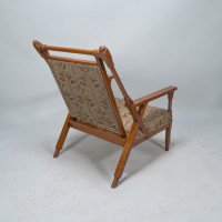 Dr. C. Dresser Manufactured for the Art Furniture Alliance. A Rare & Important Aesthetic Movement Armchair - Thumbnail 7