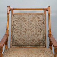Dr. C. Dresser Manufactured for the Art Furniture Alliance. A Rare & Important Aesthetic Movement Armchair - Thumbnail 9