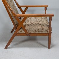 Dr. C. Dresser Manufactured for the Art Furniture Alliance. A Rare & Important Aesthetic Movement Armchair - Thumbnail 11