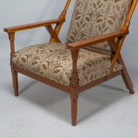 Dr. C. Dresser Manufactured for the Art Furniture Alliance. A Rare & Important Aesthetic Movement Armchair - Thumbnail 14