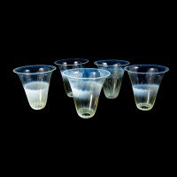 A Set of Five Vaseline Bell Shades - Thumbnail 3