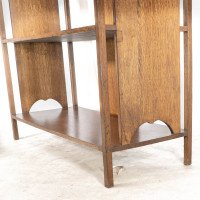 A Glasgow School Arts & Crafts Oak Buffet with Plank Sides & Central Plank Back - Thumbnail 13