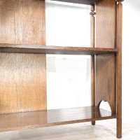 A Glasgow School Arts & Crafts Oak Buffet with Plank Sides & Central Plank Back - Thumbnail 19